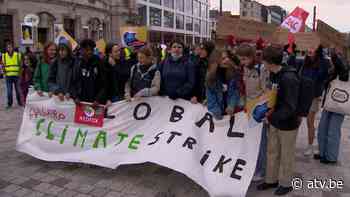 Ook in Antwerpen een 100-tal klimaatspijbelaars vandaag - ATV