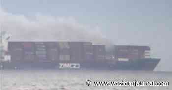 Floating Time Bomb? Cargo Ship Leaking Flammable, Toxic Gas Catches Fire Off Washington Coast