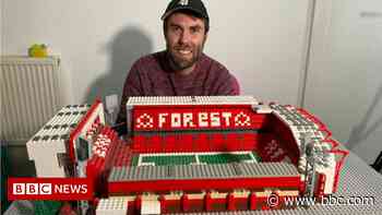Fan's Lego City Ground to feature in Nottingham Forest programme - BBC News