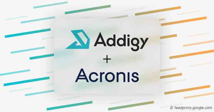 Acronis integrates with Addigy’s MDM to enable MSPs to extend security protection across macOS devices