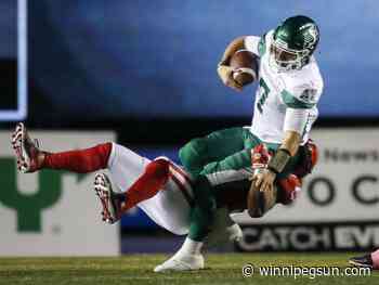 Saskatchewan Roughriders hang on for 20-17 thriller over host Calgary Stampeders - Winnipeg Sun
