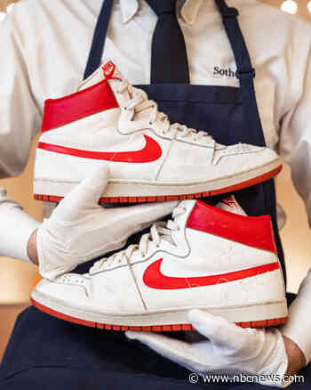 Michael Jordan's 1984 sneakers sell for record 1.5M
