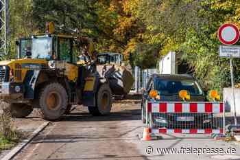 Baustelle: Hier ist kein Durchkommen - Freie Presse