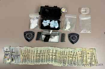 Two from Fall River arrested on drug charges after drugs, gun, seized during well-being check - Fall River Reporter