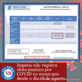 Itapeva não registra óbito positivo por COVID no município desde o dia 18 de agosto - Jornal Ita News