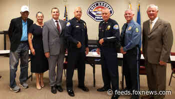 Morgan Freeman interviews police recruits in Gulf Shores