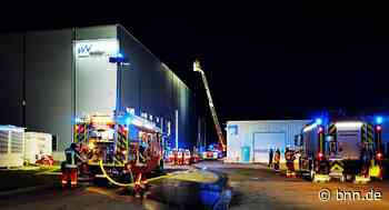 Alarm bei Möller Tech in Bruchsal: Maschinenbrand in Lagerhalle - BNN - Badische Neueste Nachrichten