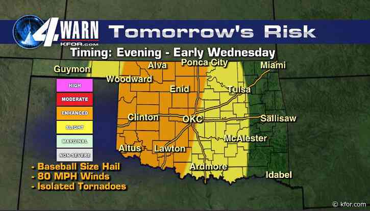 Stay Weather Aware: Severe weather Tuesday night