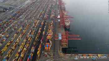 $24 billion in goods is floating outside California's biggest ports