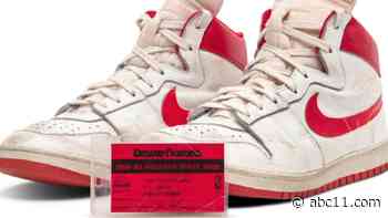 Game-worn Michael Jordan sneakers sell for record-breaking $1.47 million