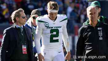 Jets QB Wilson out 2-4 weeks with sprained PCL