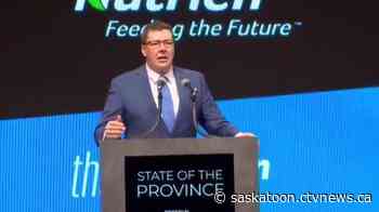 Sask. premier prefers to focus on promising economic trends in 'State of the Province' speech