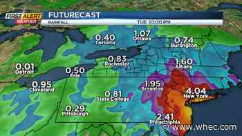 First Alert Weather: More clouds &amp; showers Tuesday