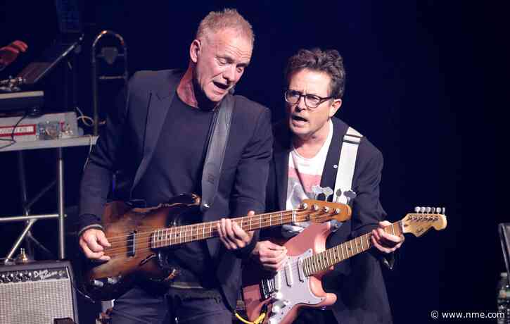 Sting joins Michael J. Fox onstage at Parkinson’s fundraiser