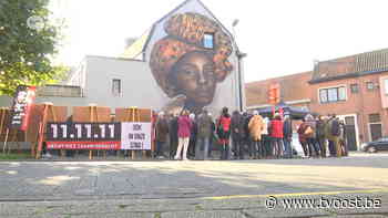 11.11.11 en Lokeren stellen eerste grote muurschildering voor - TV Oost