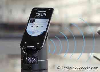 Beatdrop induction wireless phone speaker