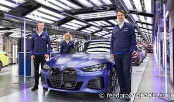 New BMW i4 EV rolls off the production line