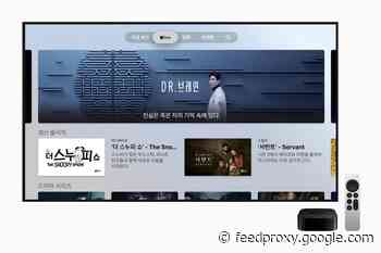 Apple TV 4K and Apple TV + lands in Korea November 4th