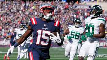 Patriots get tricky with WR Kendrick Bourne throwing TD pass to Nelson Agholor - ESPN