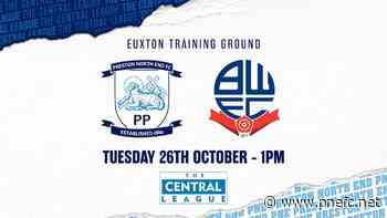 Information For Bolton Wanderers Central League Fixture - News - PNEFC