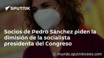 Socios de Pedro Sánchez piden la dimisión de la socialista presidenta del Congreso - Sputnik Mundo