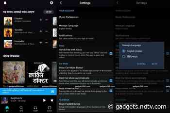Amazon Prime Music Gets Hindi Language Support, Rolling Out for Android Users First