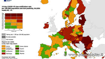 Mappa europea del Covid: Parma e l'Emilia-Romagna passano in zona verde - ParmaToday