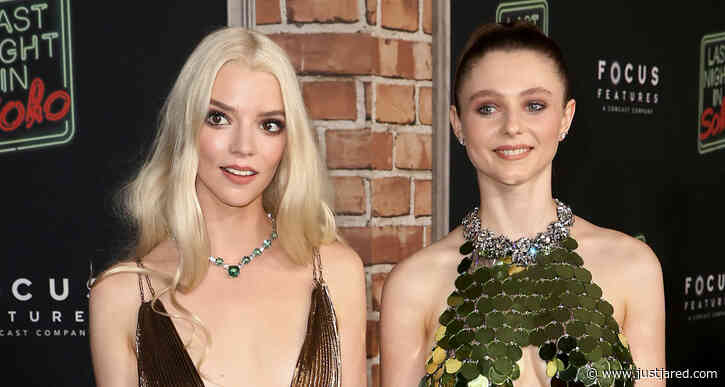 Anya Taylor Joy & Thomasin McKenzie Are Dazzling Darlings at 'Last Night in Soho'