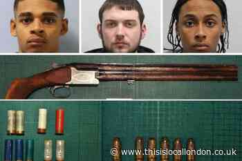 Three convicted after shotgun dumped in south London police chase