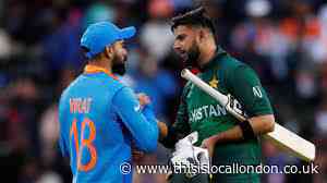 The cricket match between two competitive teams..