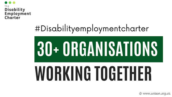 UNISON helps found Disability Employment Charter