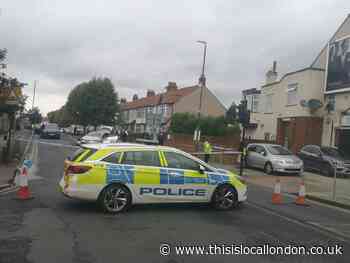 Officer injured by police car in Mitcham robbery chase
