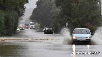 Flash flooding in Italian city turns roads into rivers