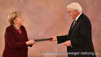 Bundespräsident Steinmeier entlässt Merkel aus dem Amt
