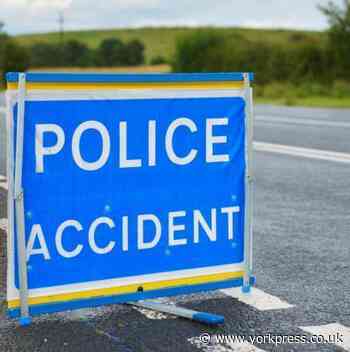 Two trapped after lorry crash on A1079 near York