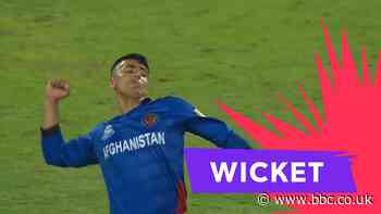 T20 World Cup - Afghanistan v Scotland: Mujeeb Ur Rahman claims three Scotland wickets in five deliveries