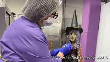 Cadbury World creates 10kg witch made of recycled chocolate for Halloween