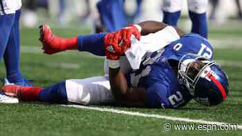 Giants lose Peppers to ruptured ACL, ankle injury