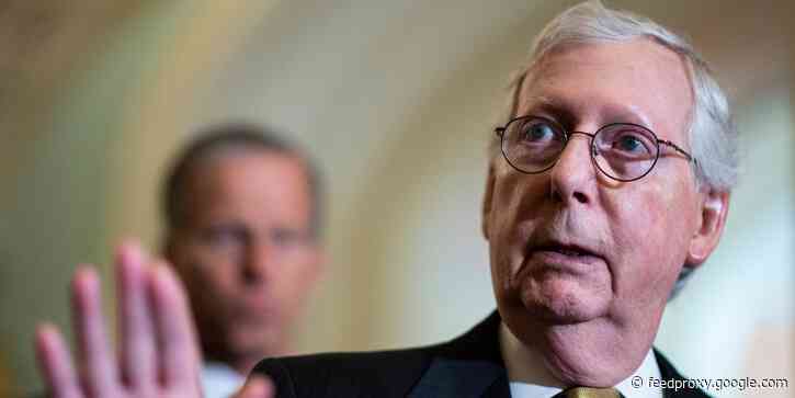 Mitch McConnell rips the Biden child tax credit as a 'monthly welfare deposit'