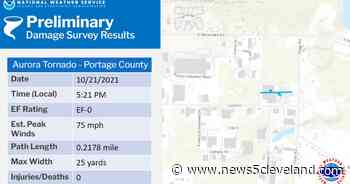 NWS confirms 7th tornado from Thursday's storms near Aurora - News 5 Cleveland