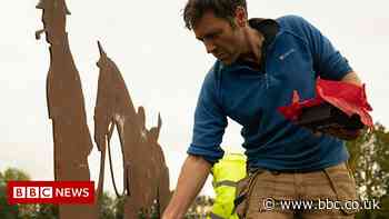 Ripon WWI soldier sculptures get new home at ex-Army camp