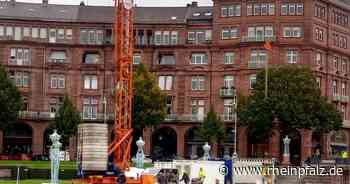 Wasserturm-Anlage: Fontänen für längere Zeit versiegt - Mannheim - Rheinpfalz.de