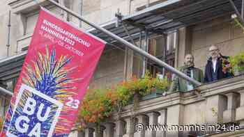 Bundesgartenschau in Mannheim: „Wir sind BUGA“ – OB Kurz hisst Fahnen am Rathaus - mannheim24.de