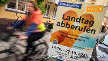 Landtag abberufen: So viele haben bisher für das Volksbegehren unterschrieben - Augsburger Allgemeine