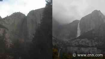 Watch Yosemite Falls surge back to life after massive storm