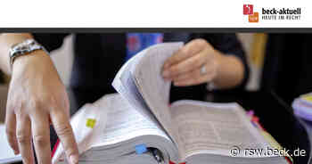 Anhörung ohne Rechtsanwalt macht Haftanordnung rechtswidrig - beck-aktuell.HEUTE IM RECHT