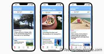 Apple News expands local news coverage to three new cities in the US