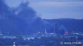 Dresden: Großbrand und Explosionen auf Gasstation – Türen und Fenster geschlossen halten - RND