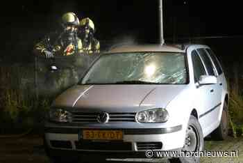Auto in brand op carpoolplaats, Eursing Beilen - Hardnieuws