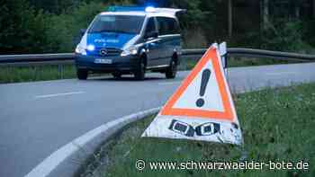 Unfall in Bad Liebenzell: Motorradfahrer bei Sturz schwer verletzt